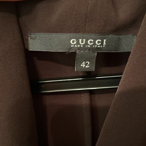 Gucci Womens Dark a plum Dress 40 - Picture 5 of 6